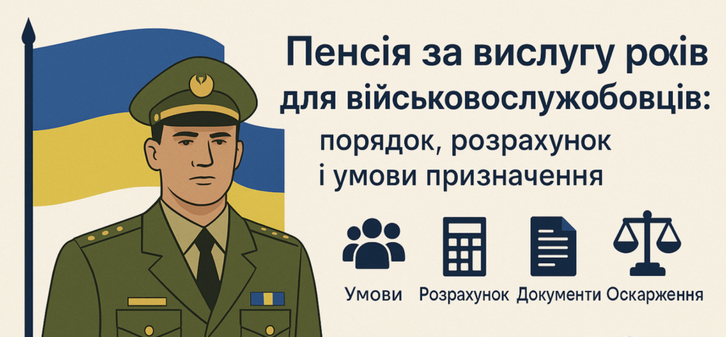 Нарахування пенсії військовим
