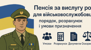 Нарахування пенсії військовим