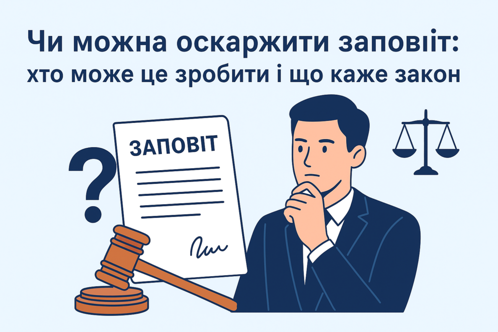 Оскарження заповіту