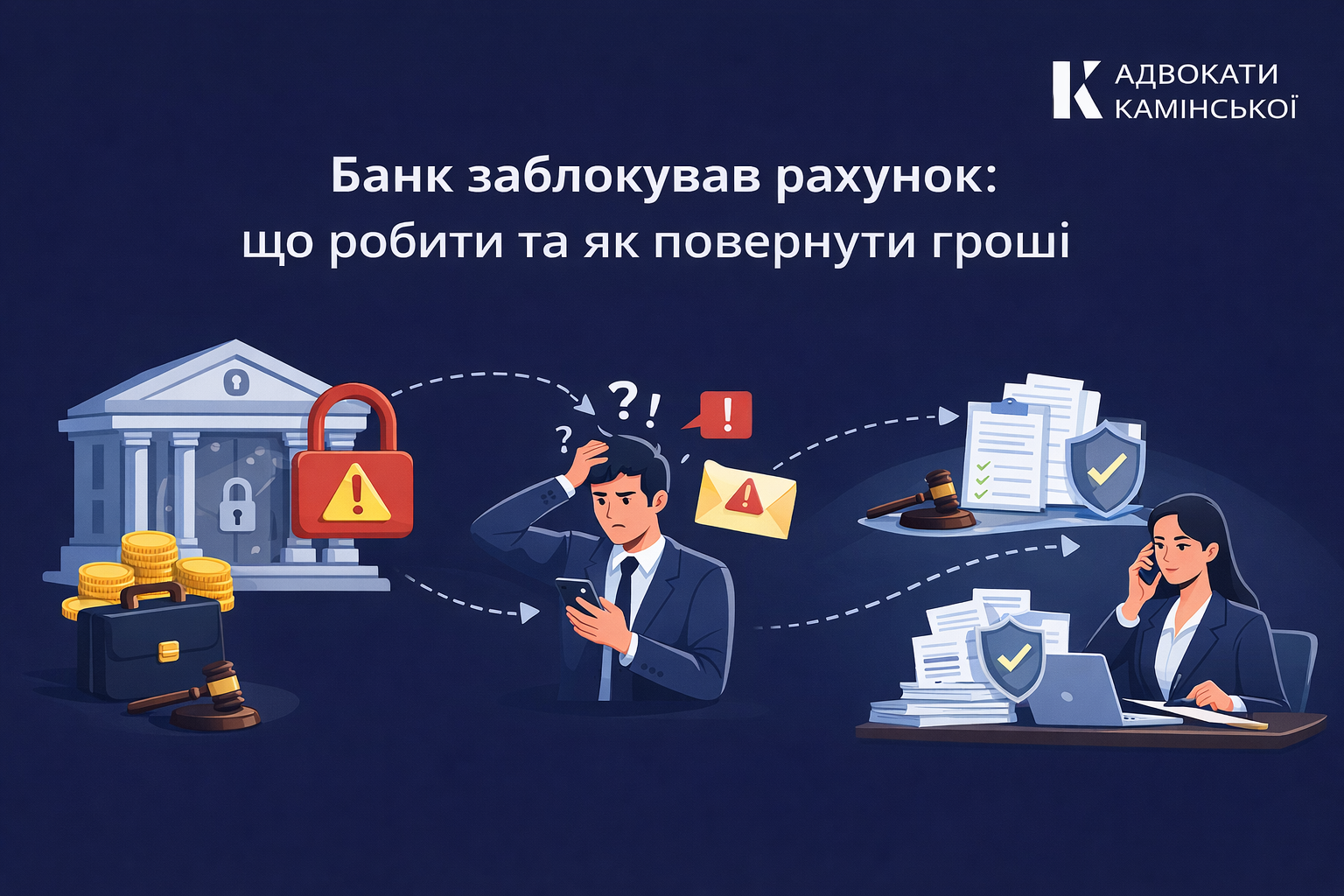 Банк заблокировал счет: что делать и как вернуть деньги