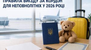 Правила виїзду за кордон для неповнолітніх