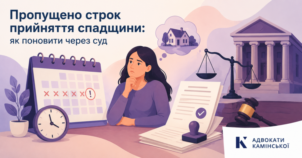 Пропущено строк прийняття спадщини