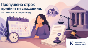 Пропущено строк прийняття спадщини