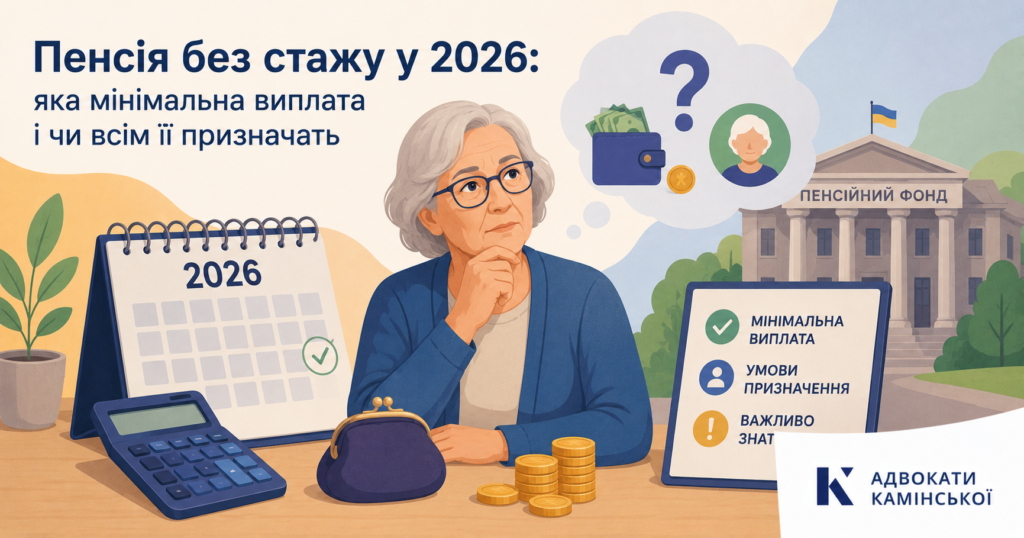 Пенсія без стажу у 2026