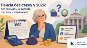 Пенсія без стажу у 2026