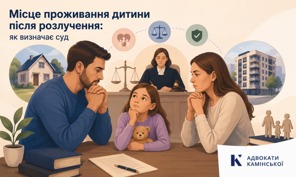 Місце проживання дитини після розлучення