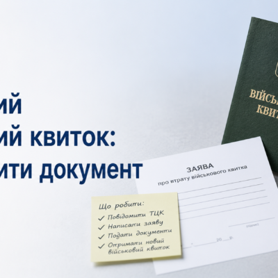 Як відновити військовий квиток: порядок дій у разі втрати документа