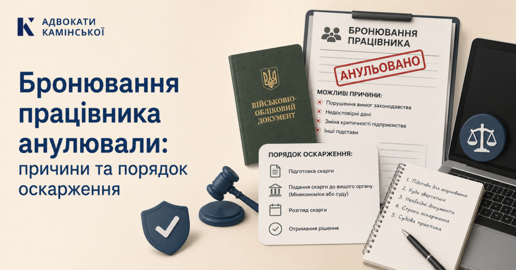 Бронювання працівника
