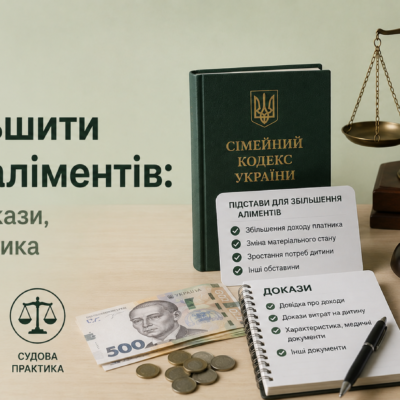 Як збільшити розмір аліментів: підстави, докази, судова практика