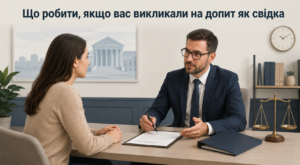 Що робити, якщо вас викликали на допит як свідка