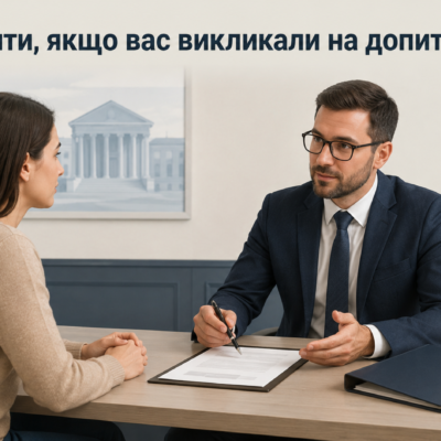 Що робити, якщо вас викликали на допит як свідка