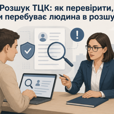 Розшук ТЦК: як перевірити, чи перебуває людина в розшуку