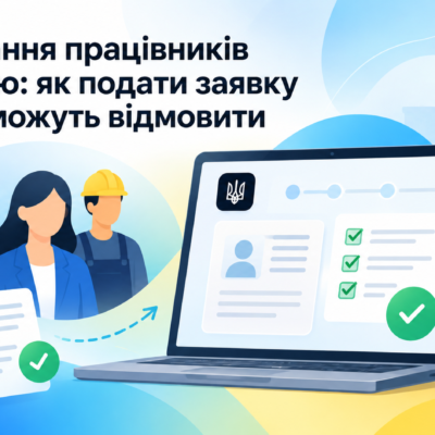 Бронювання працівників через “Дію”: як подати заявку та чому можуть відмовити