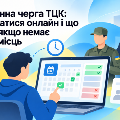 Електронна черга ТЦК: як записатися онлайн і що робити, якщо немає вільних місць