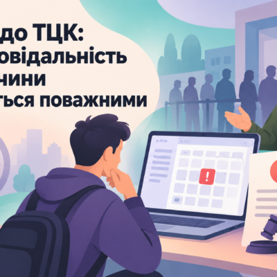 Неявка до ТЦК: яка відповідальність і які причини вважаються поважними