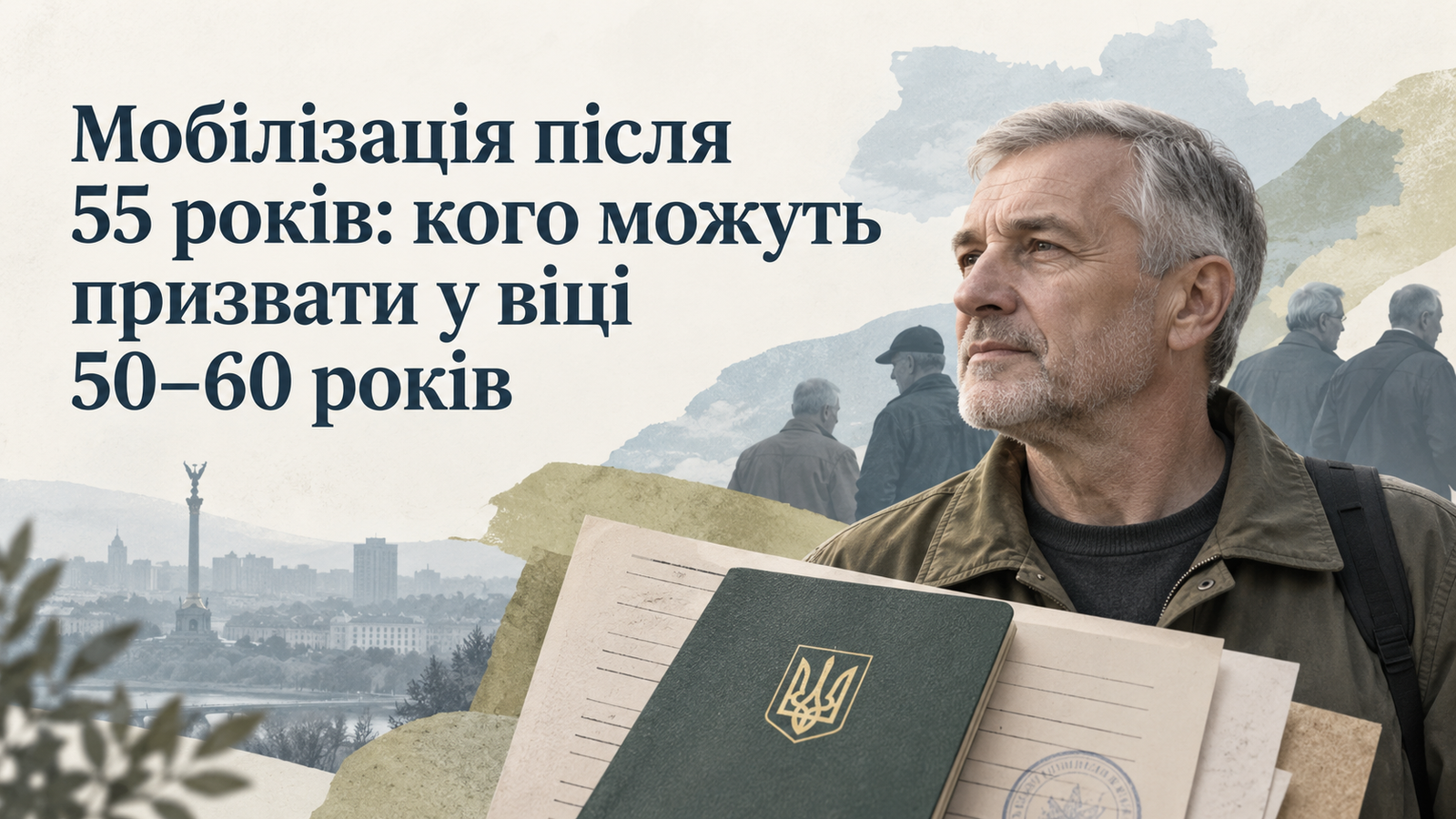 Мобілізація після 55 років: кого можуть призвати у віці 50–60 років