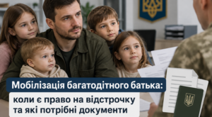 Мобілізація багатодітного батька