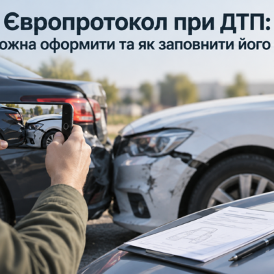Европротокол при ДТП: когда можно оформить и как заполнить его онлайн
